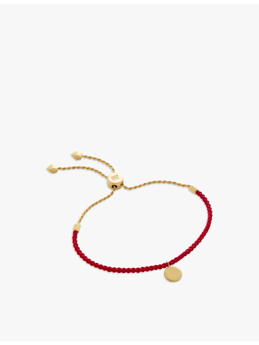 Monica Vinader friendship bracelet 18ct gold vermeil, imported from the UK