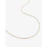 Monica Vinader mini paperclip chain necklace 46cm, imported from the UK