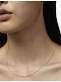 Monica Vinader 14ct yellow gold chain necklace 46cm, imported from the UK