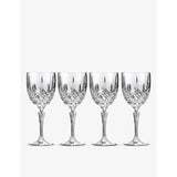 Waterford Markham crystal goblets set of four 22cm (British brand)