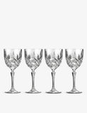 Markham crystal wine glasses set of four 21cm (British brand)