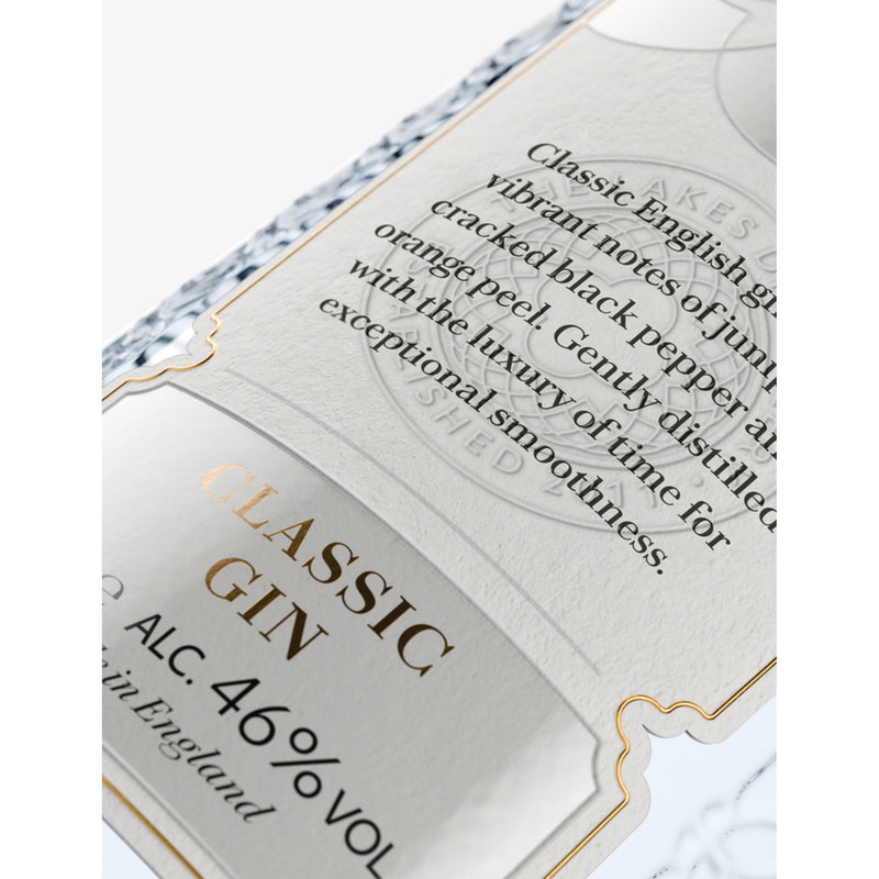 The Lakes Classic gin 700ml, made in England (British brand)