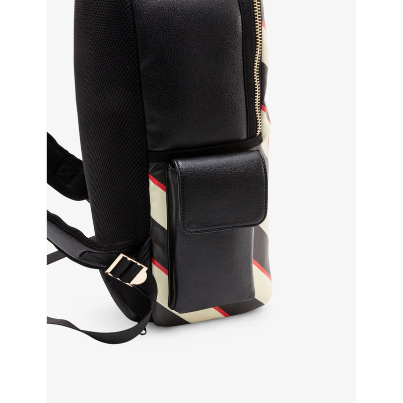Seletti lipstick print faux leather backpack - British product