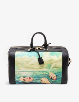 Seletti Toiletpaper Seagirl faux-leather travel bag, UK version