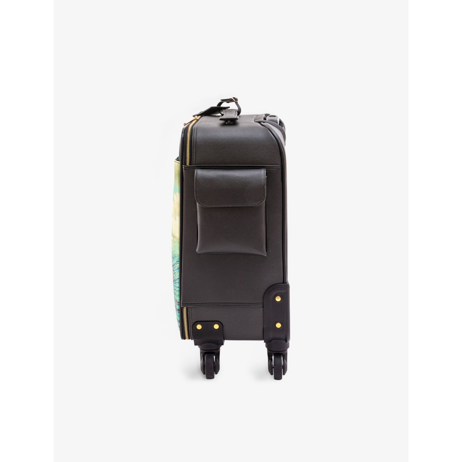 Seletti Seagirl faux-leather cabin suitcase, imported from the UK