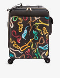 Seletti snakes faux-leather carry-on suitcase - British product