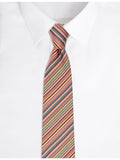 Paul Smith striped wide-blade silk tie - British product