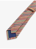 Paul Smith striped wide-blade silk tie - British product