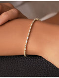 Suzanne Kalan diamond tennis bracelet baguette-cut 1.75ct (British brand)