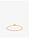 Suzanne Kalan diamond tennis bracelet baguette-cut 1.75ct (British brand)