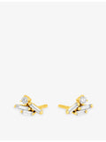 Suzanne Kalan Eva 18ct gold diamond earrings 0.13ct, UK version