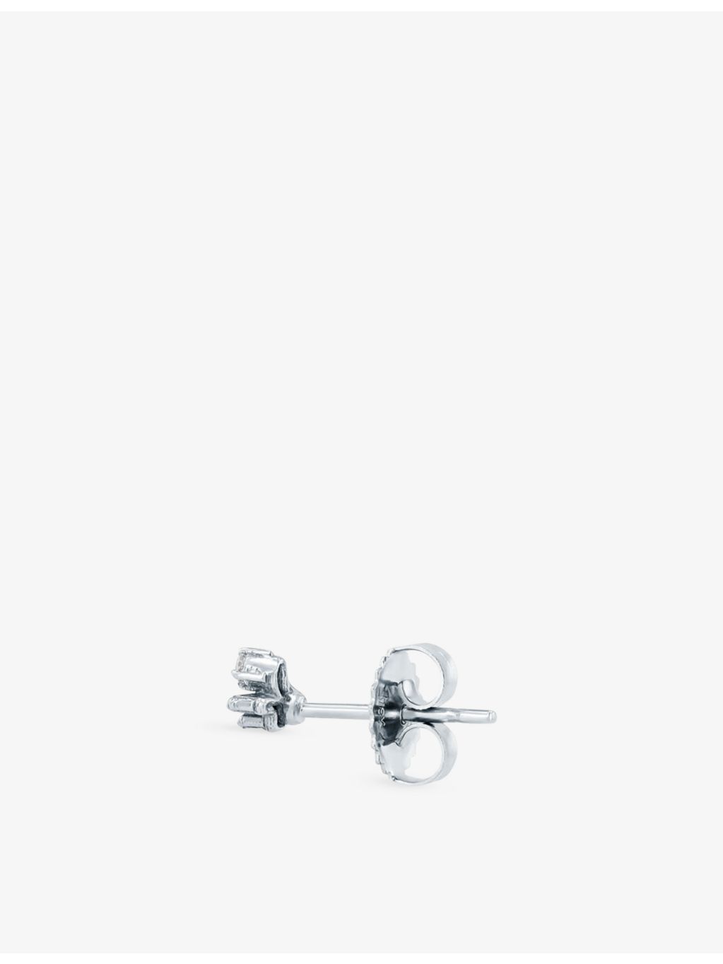 Suzanne Kalan Eva 18ct white gold diamond stud earrings (British brand)