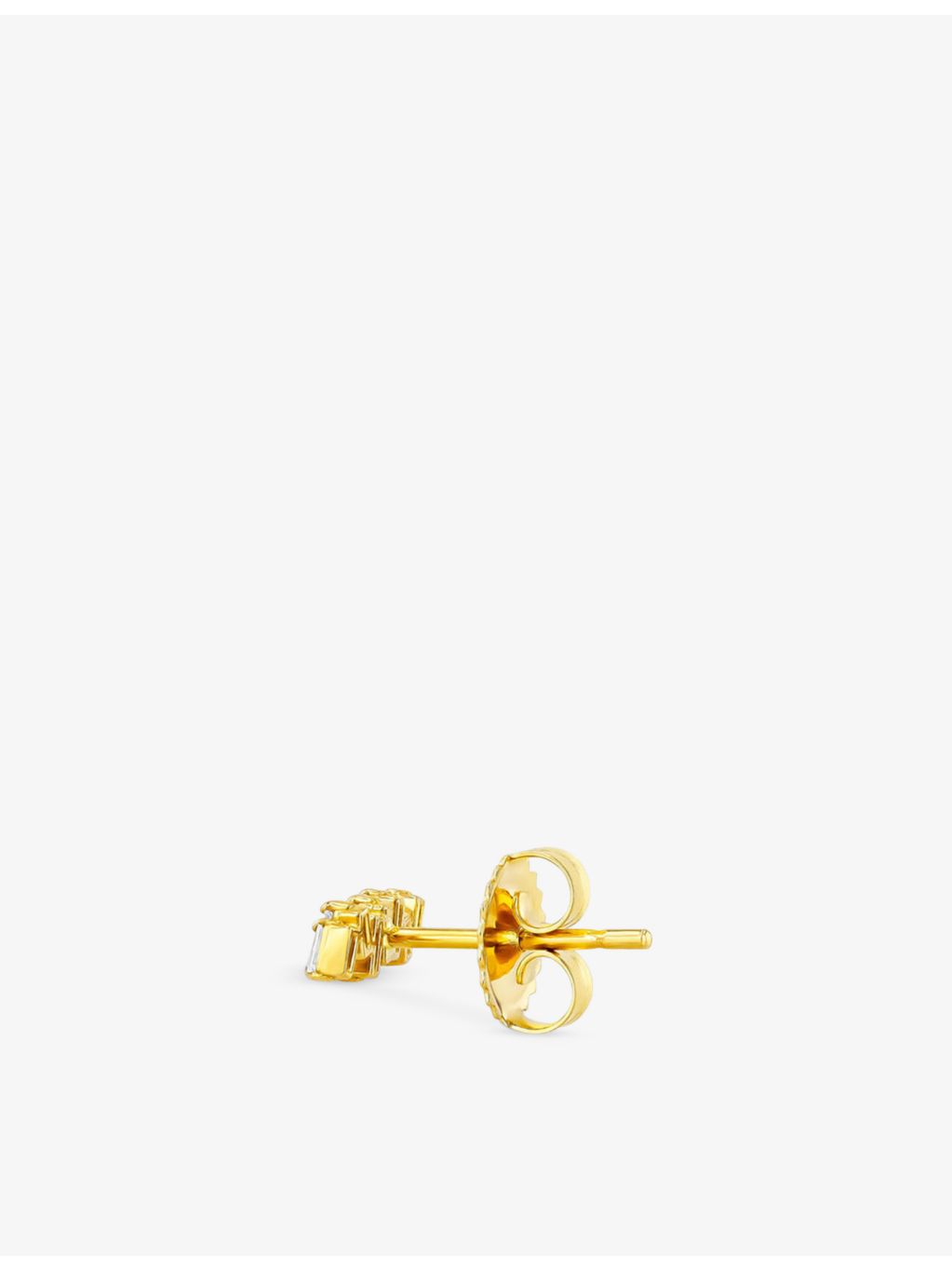 Suzanne Kalan 18ct gold diamond stud earrings 0.18ct, imported from the UK