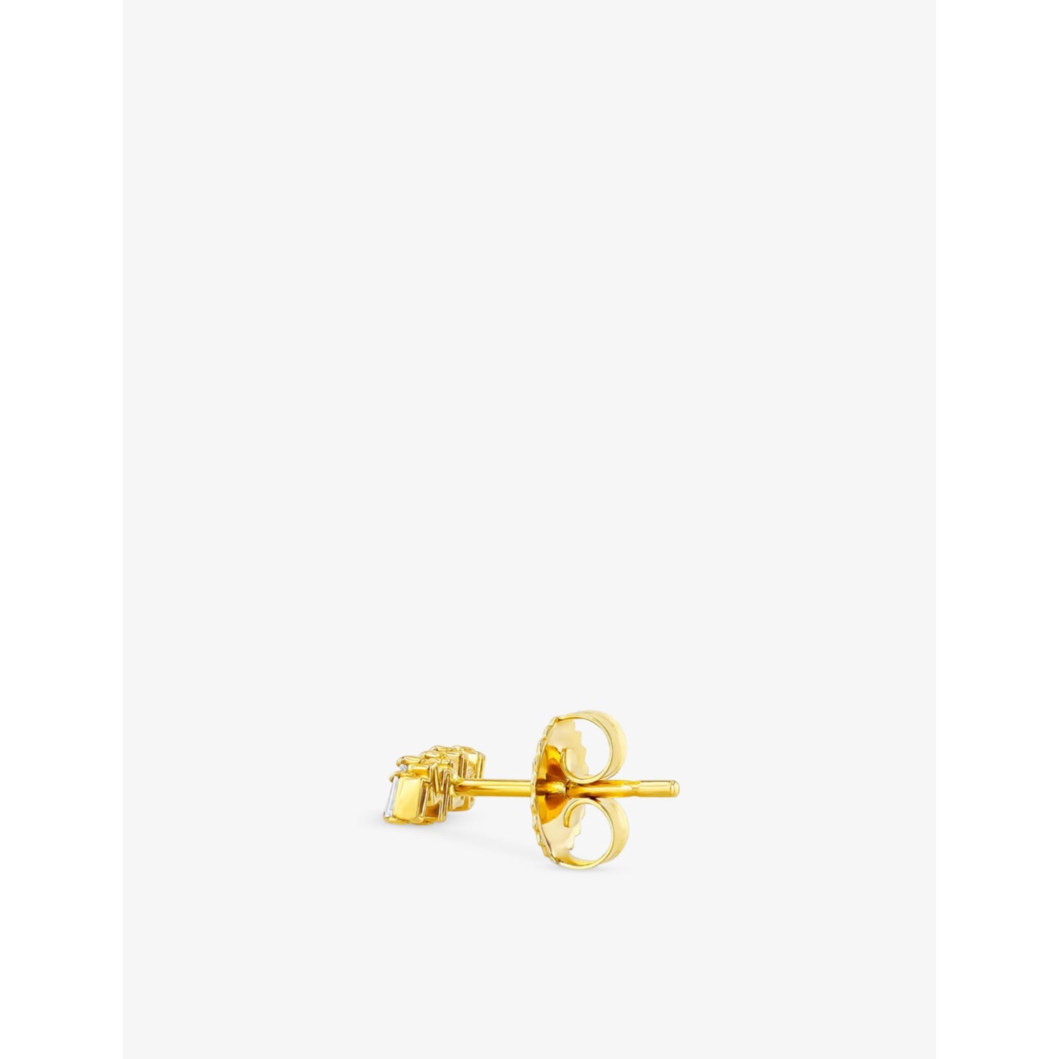 Suzanne Kalan 18ct gold diamond stud earrings 0.18ct, imported from the UK