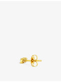 Suzanne Kalan 18ct gold diamond stud earrings 0.18ct, imported from the UK