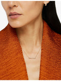 Suzanne Kalan white-gold diamond bar necklace 0.30ct (British brand)