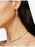 Suzanna Kalan 0.8ct baguette diamond earrings 18ct white gold (British brand)