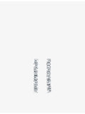 Suzanna Kalan 0.8ct baguette diamond earrings 18ct white gold (British brand)
