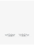 Suzanne Kalan 0.6ct diamond earrings in 18ct white gold, UK version