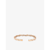Suzanne Kalan Firework 18ct rose gold baguette-cut diamond bangle (British brand)
