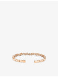 Suzanne Kalan Firework 18ct rose gold baguette-cut diamond bangle (British brand)
