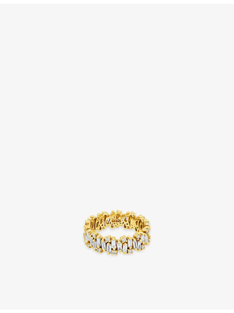 Suzanne Kalan Firework diamond eternity ring 18ct gold (British brand)