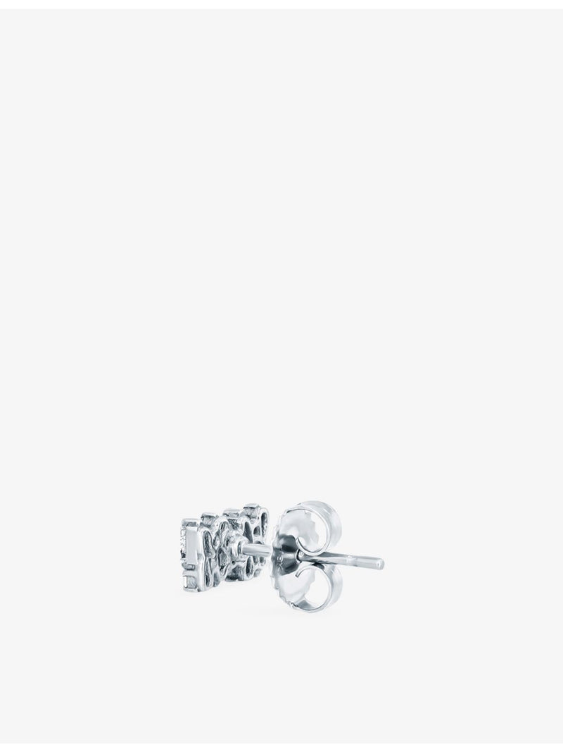 Suzanne Kalan 18ct white-gold diamond earrings 0.5ct (British brand)