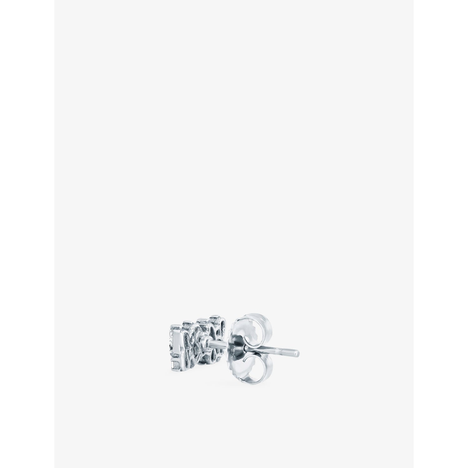 Suzanne Kalan 18ct white-gold diamond earrings 0.5ct (British brand)