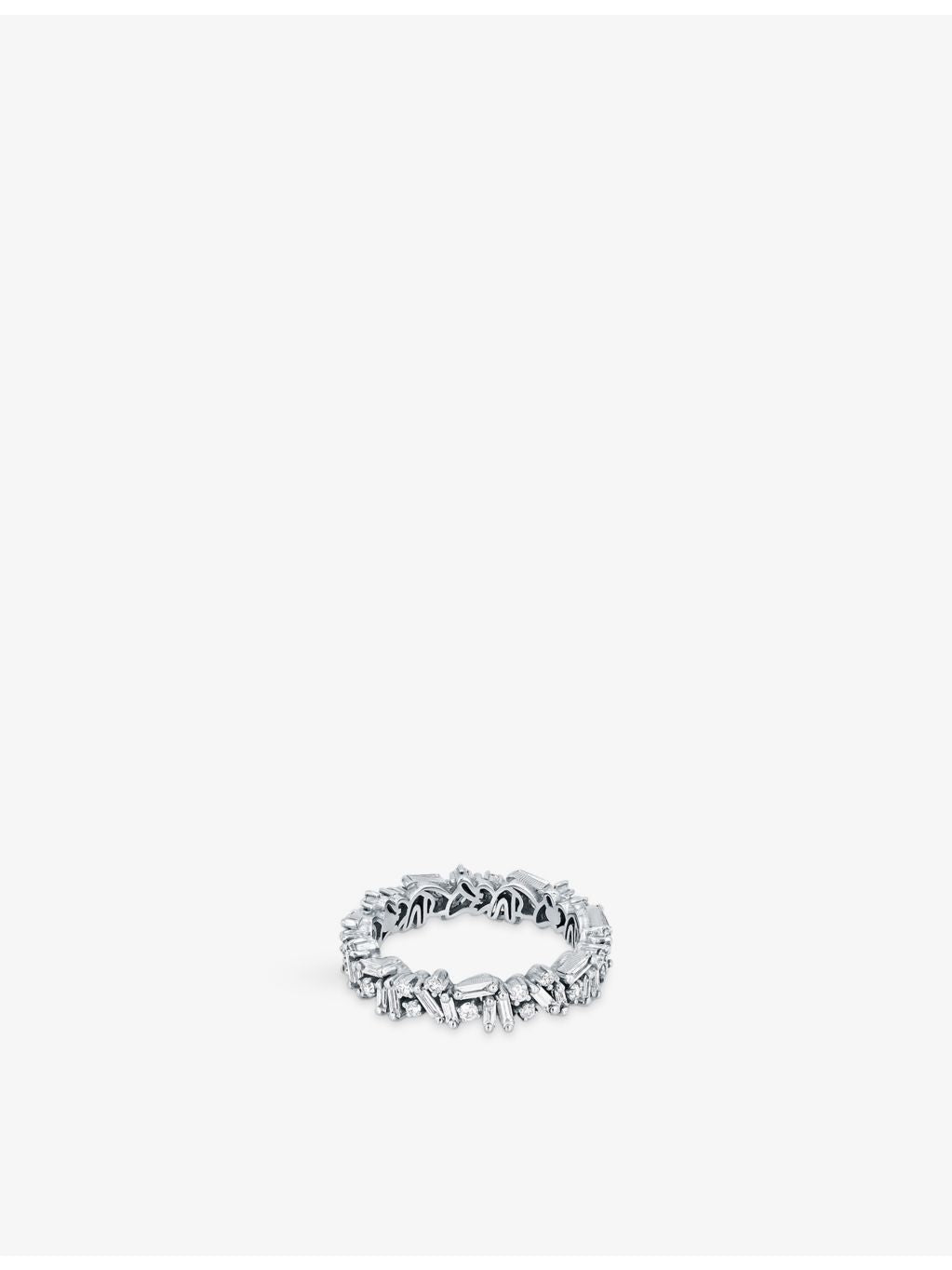 Suzanne Kalan 18ct white gold diamond eternity ring (British brand)