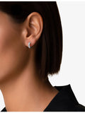 Suzanne Kalan 18ct white gold diamond hoop earrings, UK version