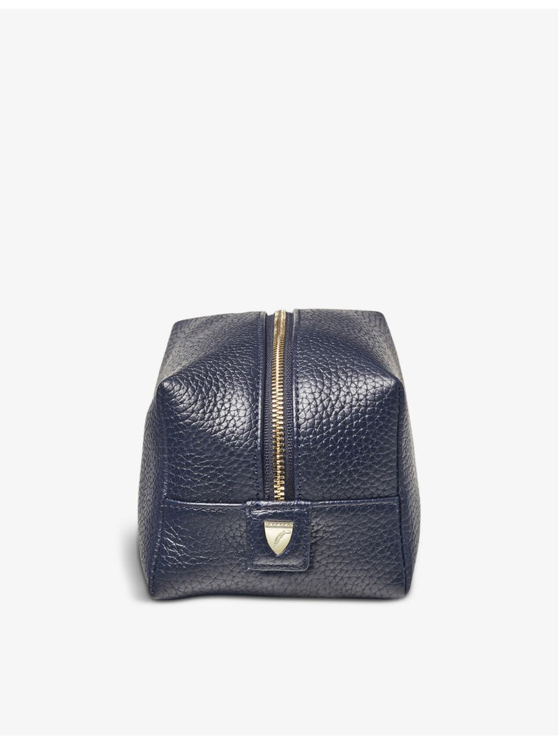 Aspinal of London medium grained-leather cosmetics case (British brand)
