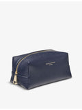 Aspinal of London medium grained-leather cosmetics case (British brand)