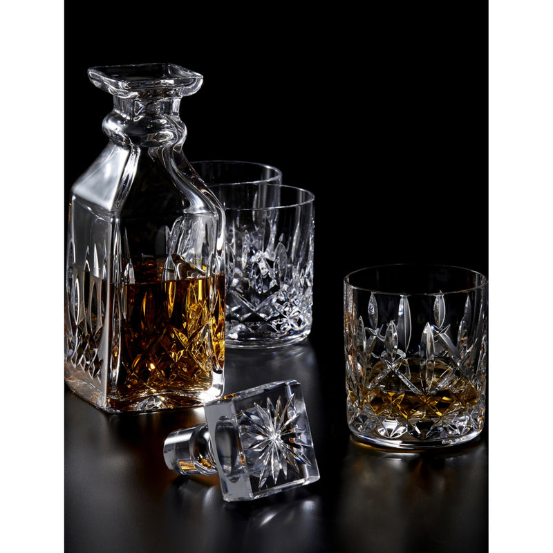 Waterford crystal decanter and glasses set Lismore Connoisseur, imported from the UK