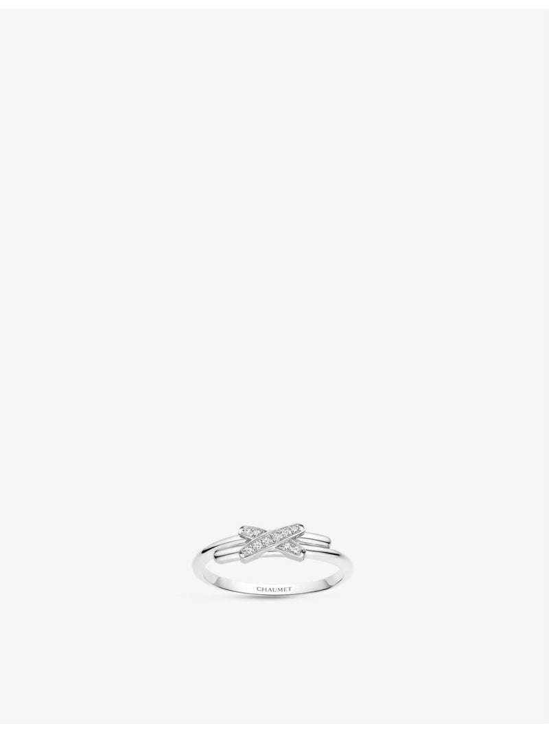 Chaumet Jeux de Liens ring 0.05ct brilliant-cut diamond, UK version
