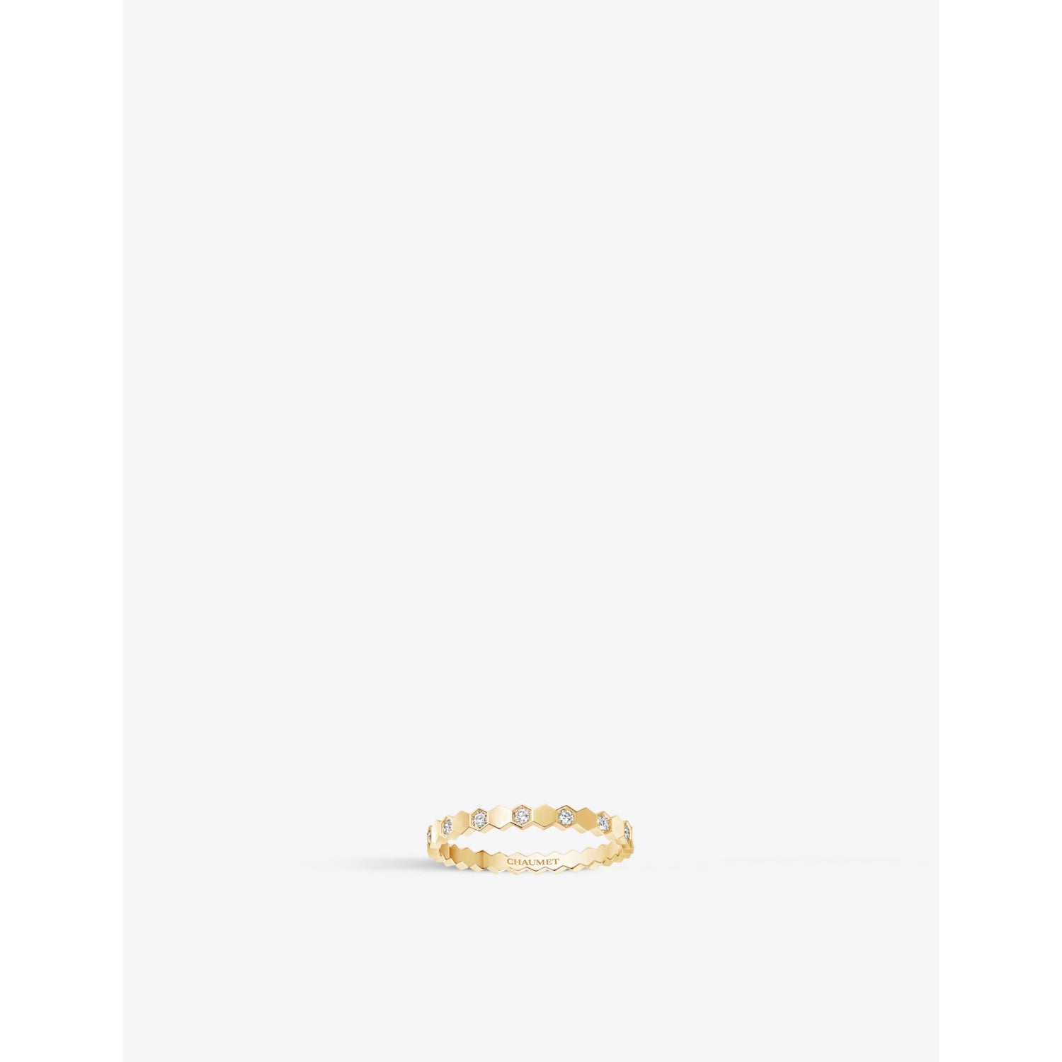 Bee de Chaumet 18ct yellow-gold and diamond ring - 53mm