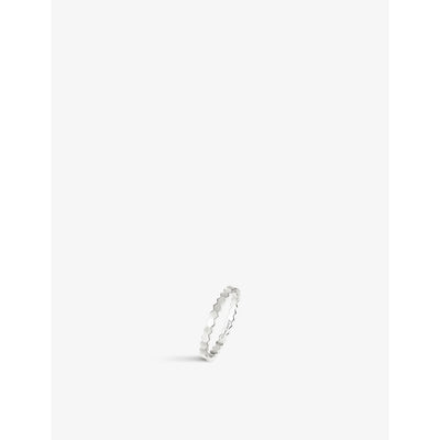 selfridges Chaumet Bee de Chaumet 18ct White-Gold Ring- Buy online at McGrocer