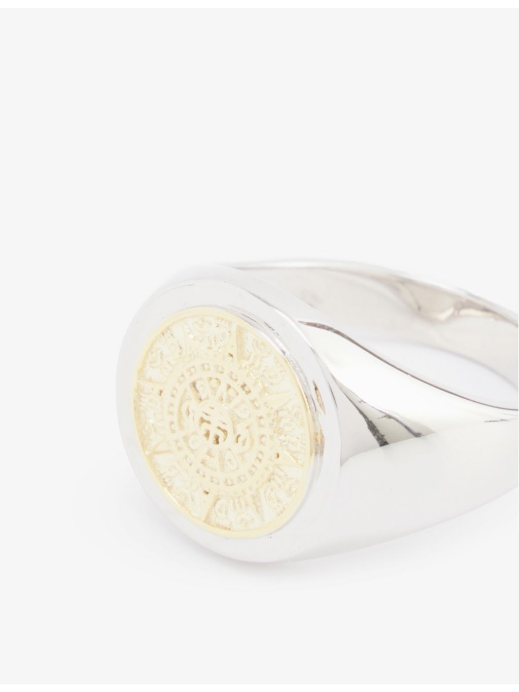 Serge DeNimes compass signet ring - British product