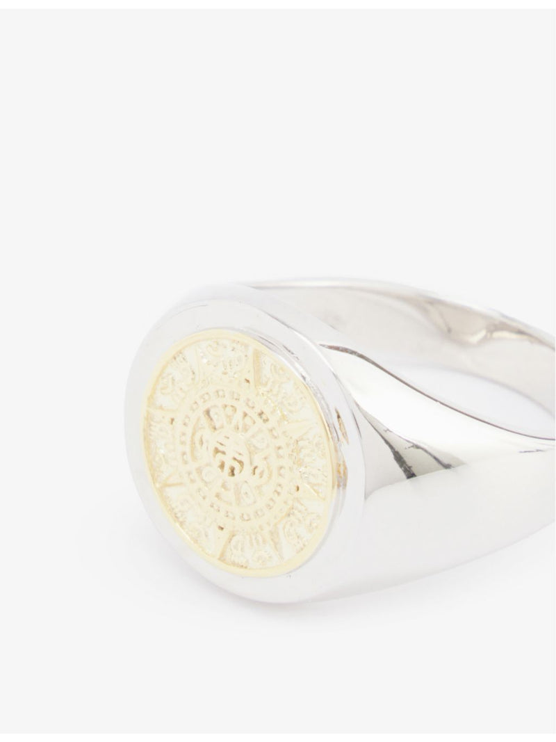 Serge DeNimes compass signet ring - British product