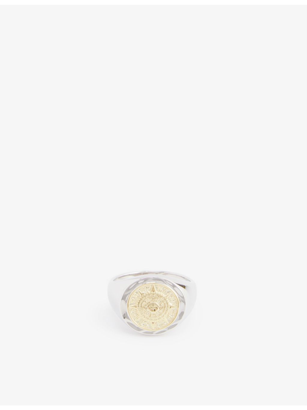 Serge DeNimes compass signet ring - British product