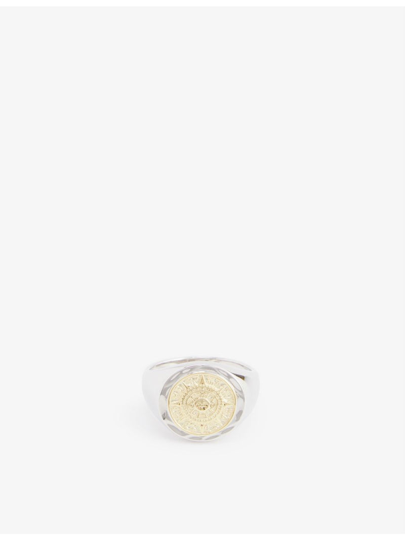 Serge DeNimes compass signet ring - British product