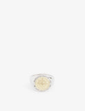 Serge DeNimes Compass Sterling-Silver Signet Ring