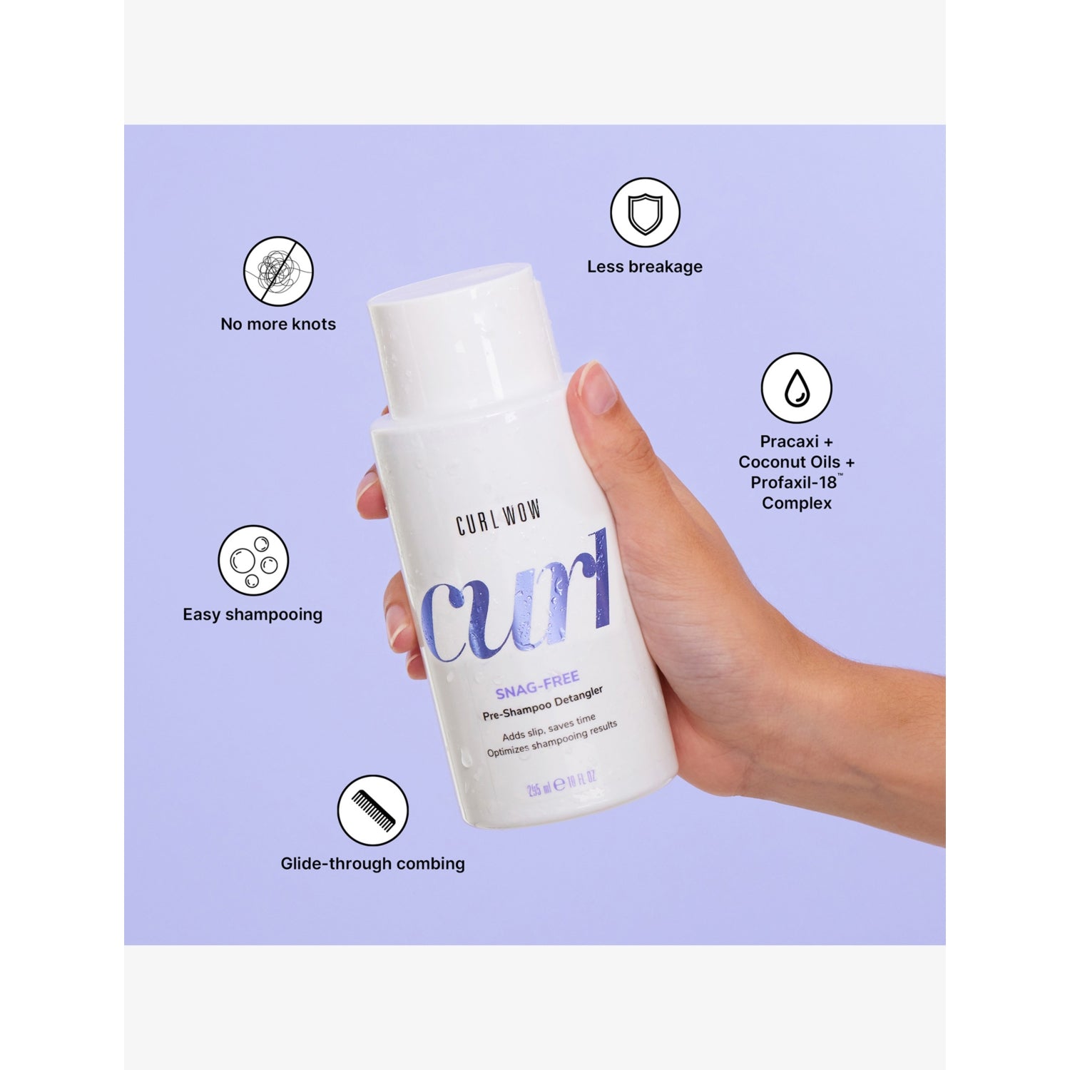 Color Wow pre-shampoo detangler Snag Free 295ml - British product