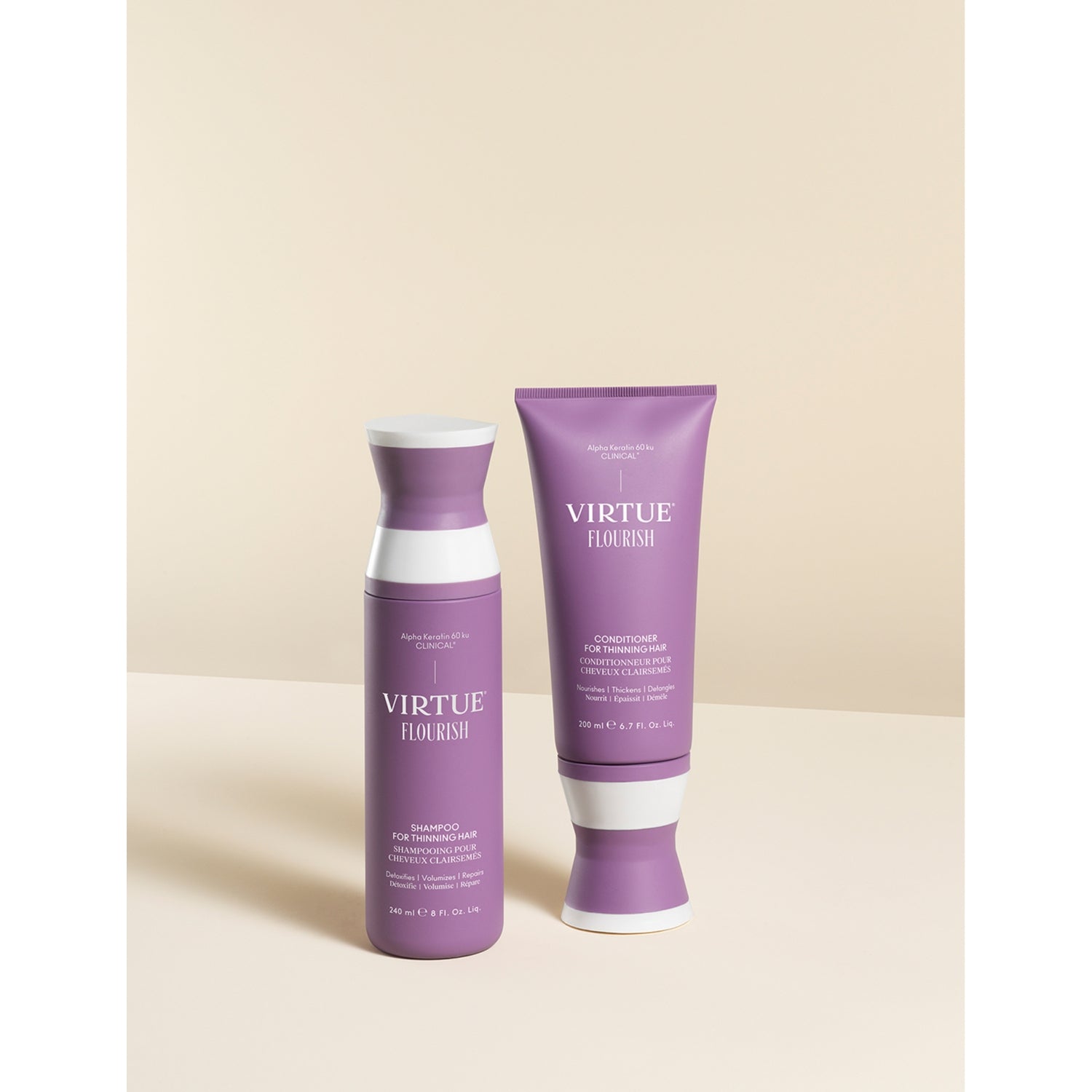 Virtue Flourish thinning-hair conditioner 200ml - British product