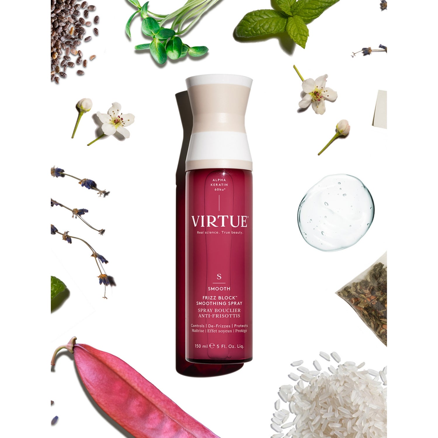 Virtue Frizz Block smoothing spray 150ml - British product