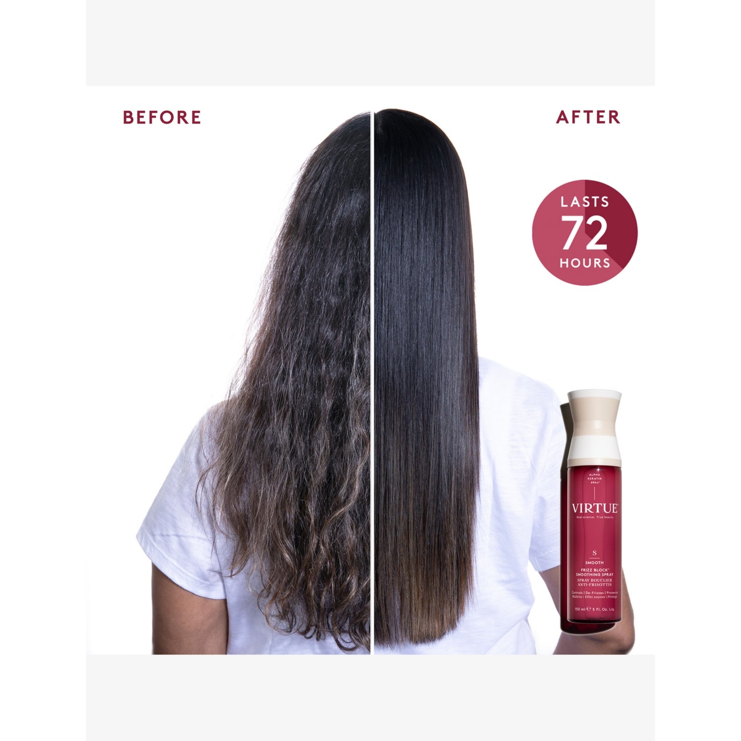 Virtue Frizz Block smoothing spray 150ml - British product