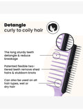 Tangle Teezer wide tooth comb for curly hair, imported from the UK