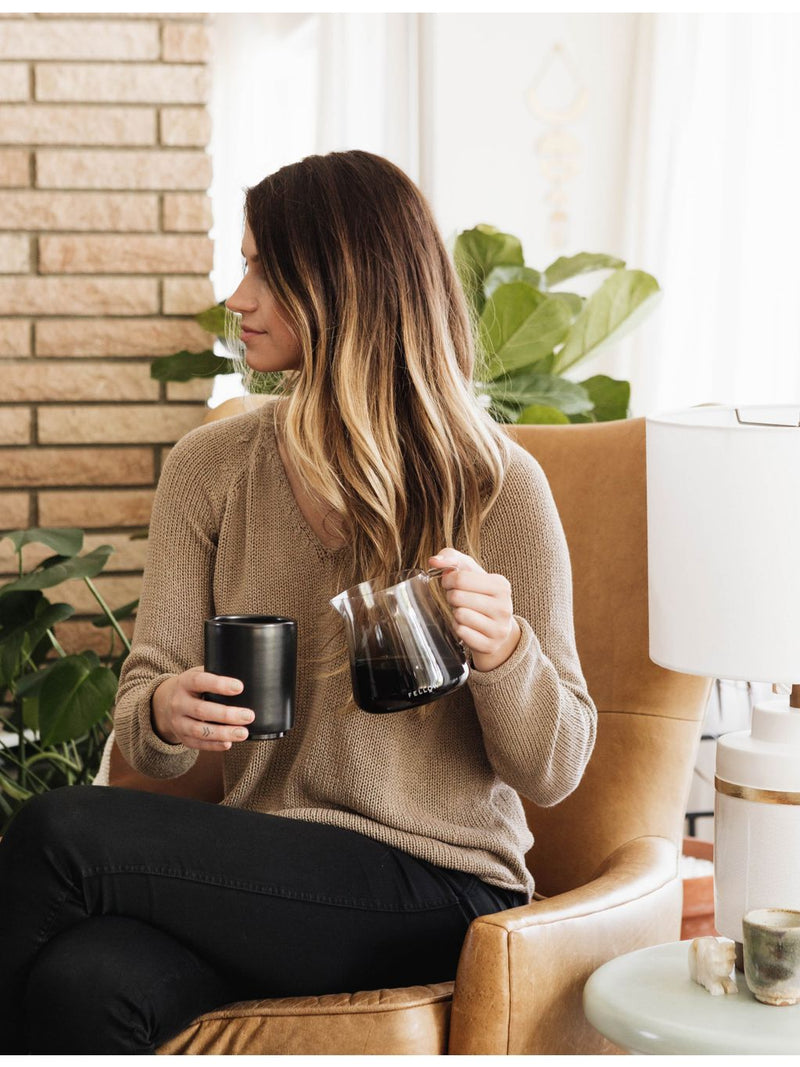 Fellow double-walled ceramic coffee cup 330ml, imported from the UK