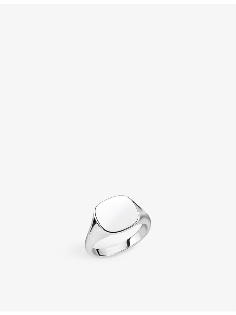Thomas Sabo sterling silver signet ring 1.2cm, imported from the UK