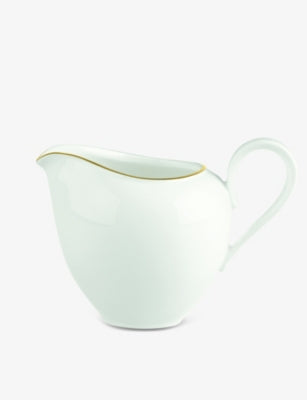 Villeroy & Boch Anmut Gold bone porcelain milk jug 210ml (British brand)