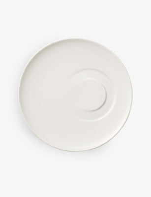 Villeroy & Boch MetroChic Blanc bone porcelain saucer 18.5cm - British product